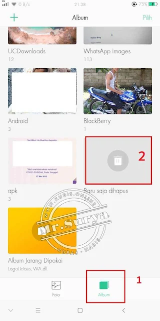 Cara Mengembalikan Foto Yang Terhapus di HP Oppo Tanpa Aplikasi