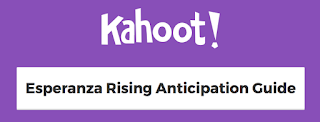 Esperanza Rising Anticipation Guide