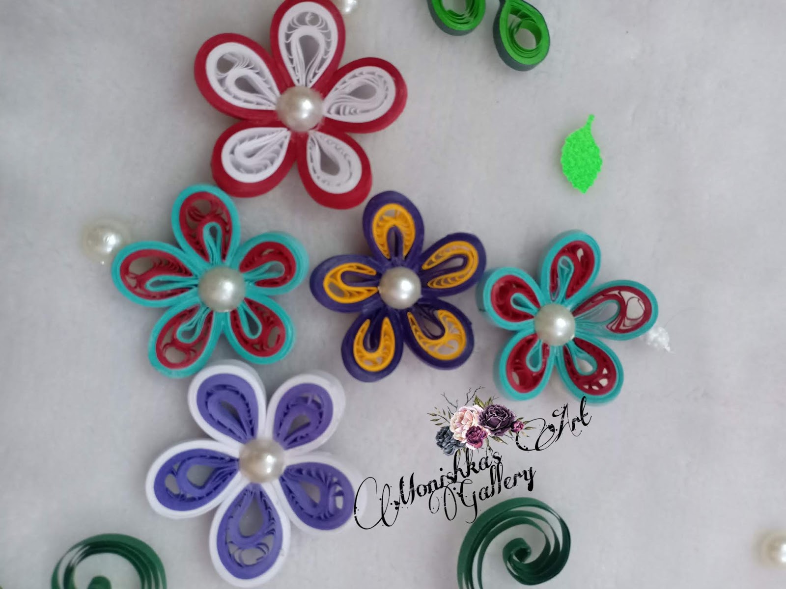 Monishka's Art Gallery Quilling Malaysian Flower