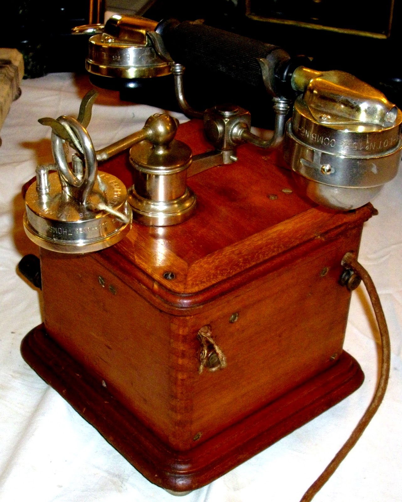 Ancien Téléphone Vintage – Pièce Déco Combiné – Mécanisme Incomplet