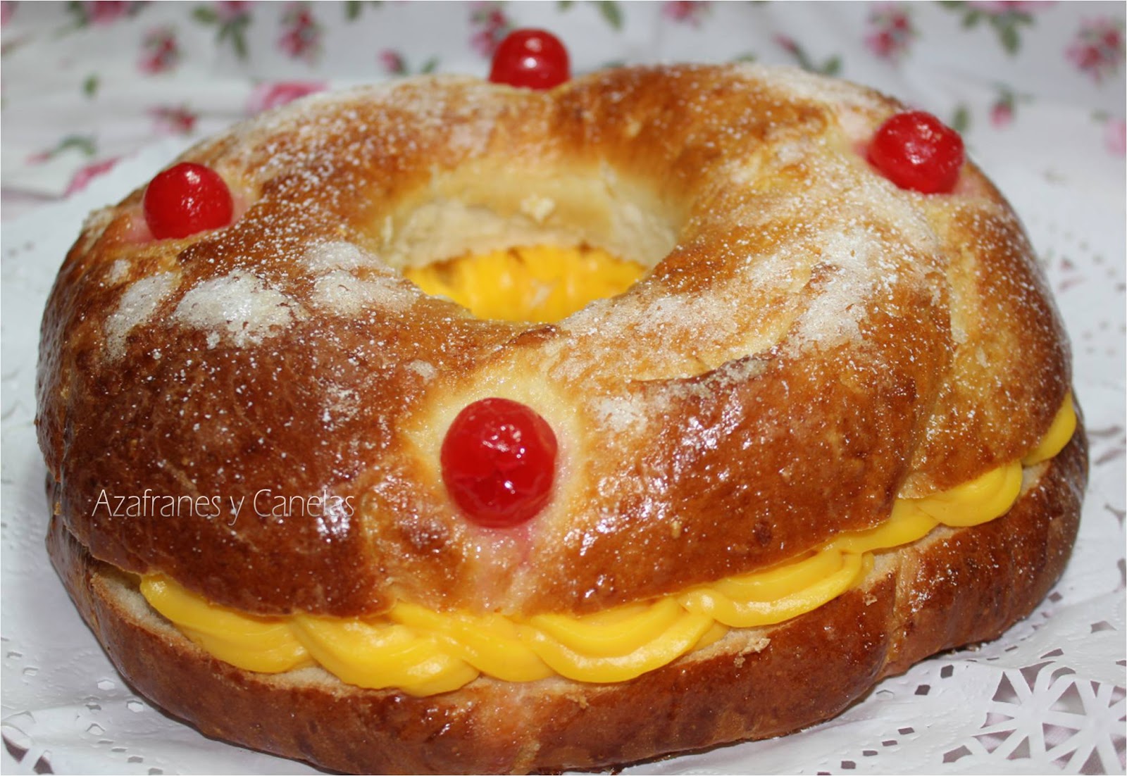 Roscón de reyes, la receta Azafranes y Canelas