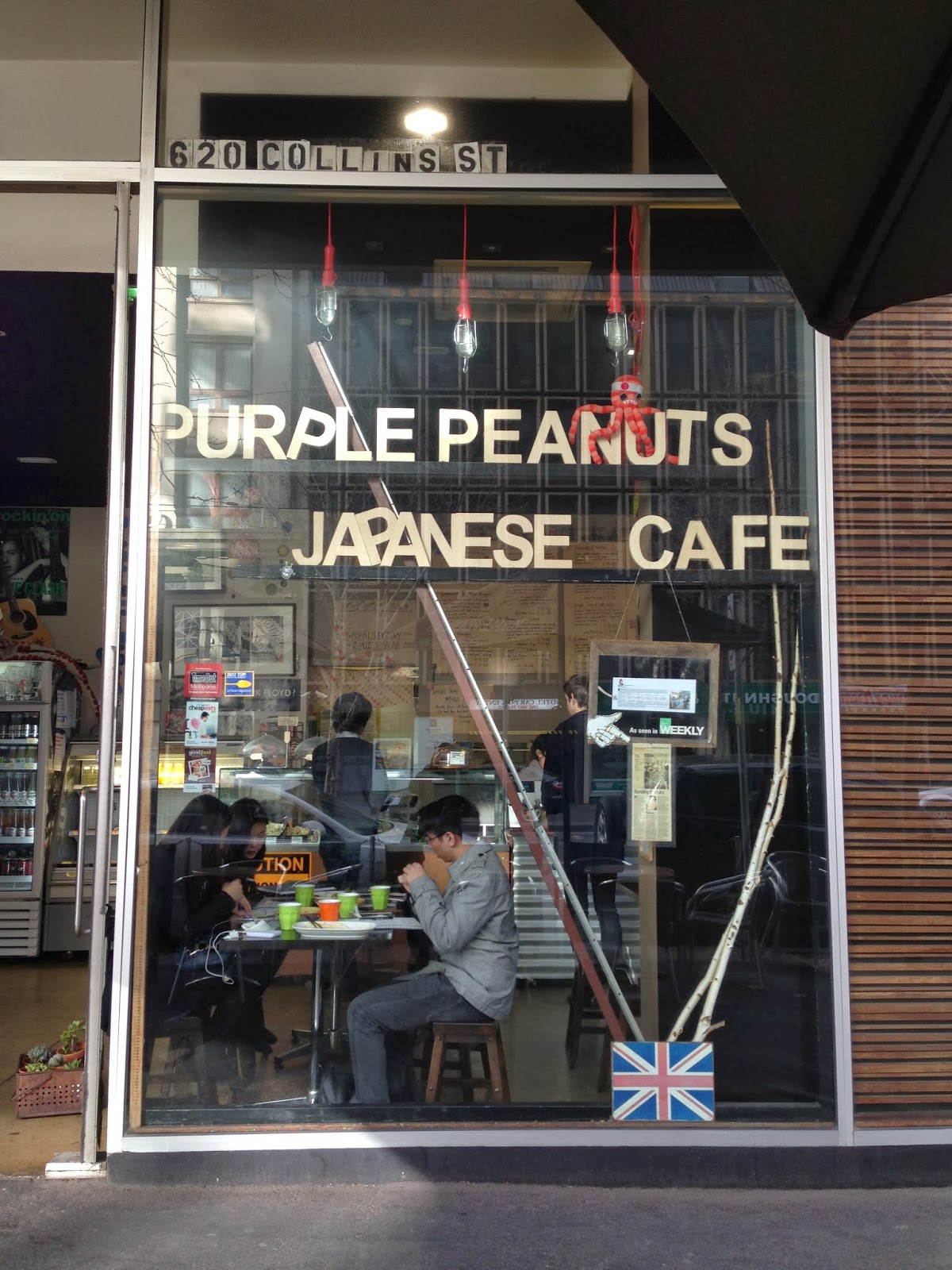 Crystal Noir Purple Peanuts Japanese Cafe, Melbourne CBD