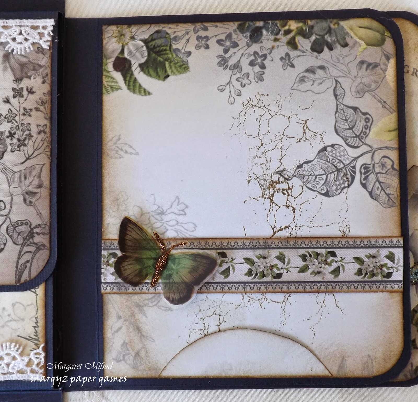 Margyz Paper Games: The Butterfly Book Kit for Megs Garden