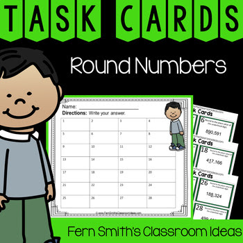 Fourth Grade Math Round Numbers. Lesson plans, resources and tips for teaching Round Numbers for Fourth Grade Teachers. #FernSmithsClassroomIdeas