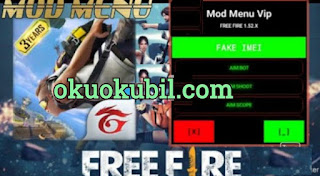 Free Fire 1.52.0 ESP Süper Speed, Aimbot Hile Menusu İndir Apk 2020