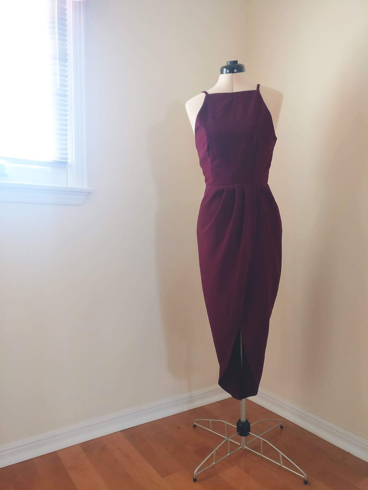 Drape Dress Pleated Tulip Dress Project A Splash Of Tan