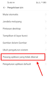 Cara Mengaktifkan Sumber Tidak Dikenal Di HP VIVO Secara Manual