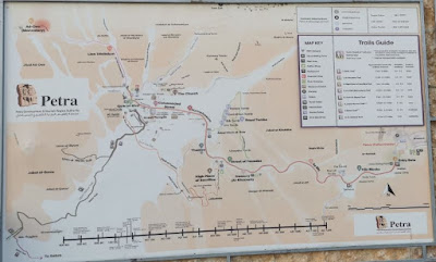 Mapa de Petra.