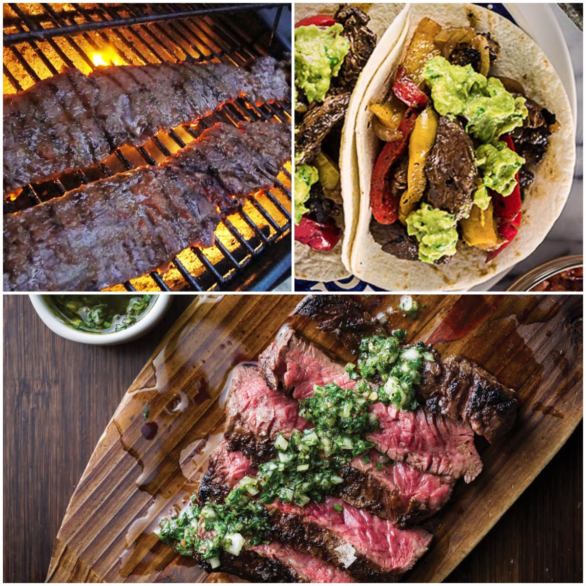 Copo de 3 Skirt Steak Músculo do diafragma