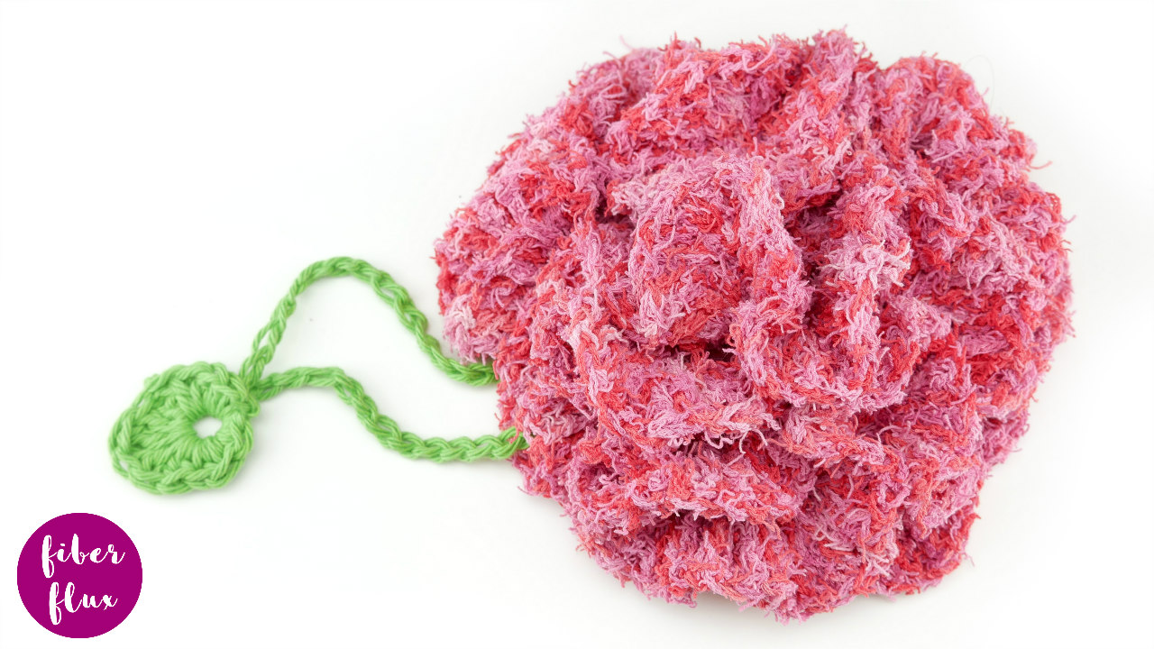 Fiber Flux Scrubby Edge Dishcloths Free Crochet Pattern