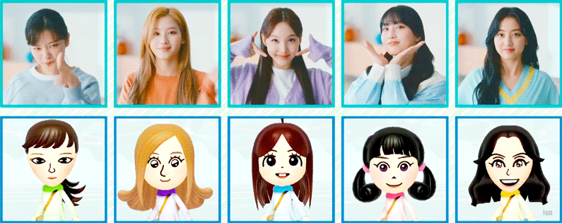 닌텐도 미토피아 광고 찍은 트와이스 - 꾸르