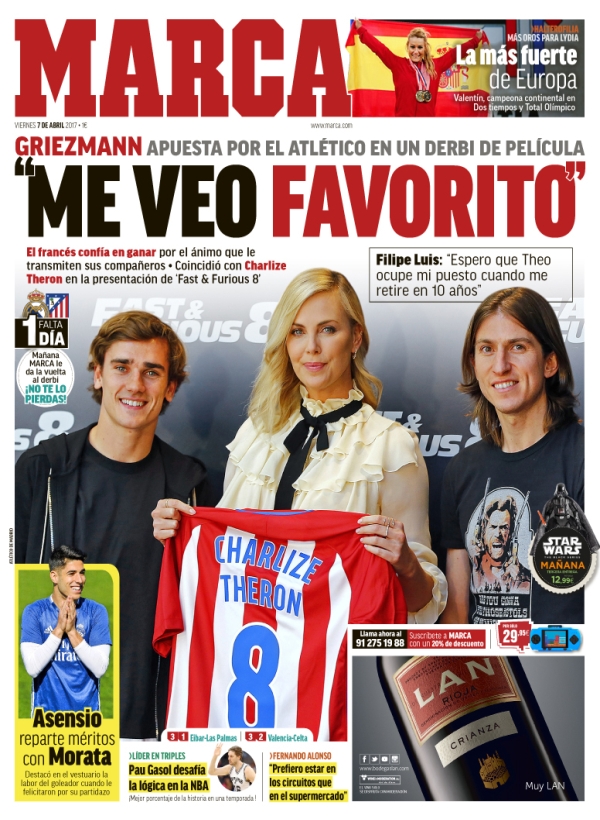 Griezmann, Marca: "Me veo favorito"