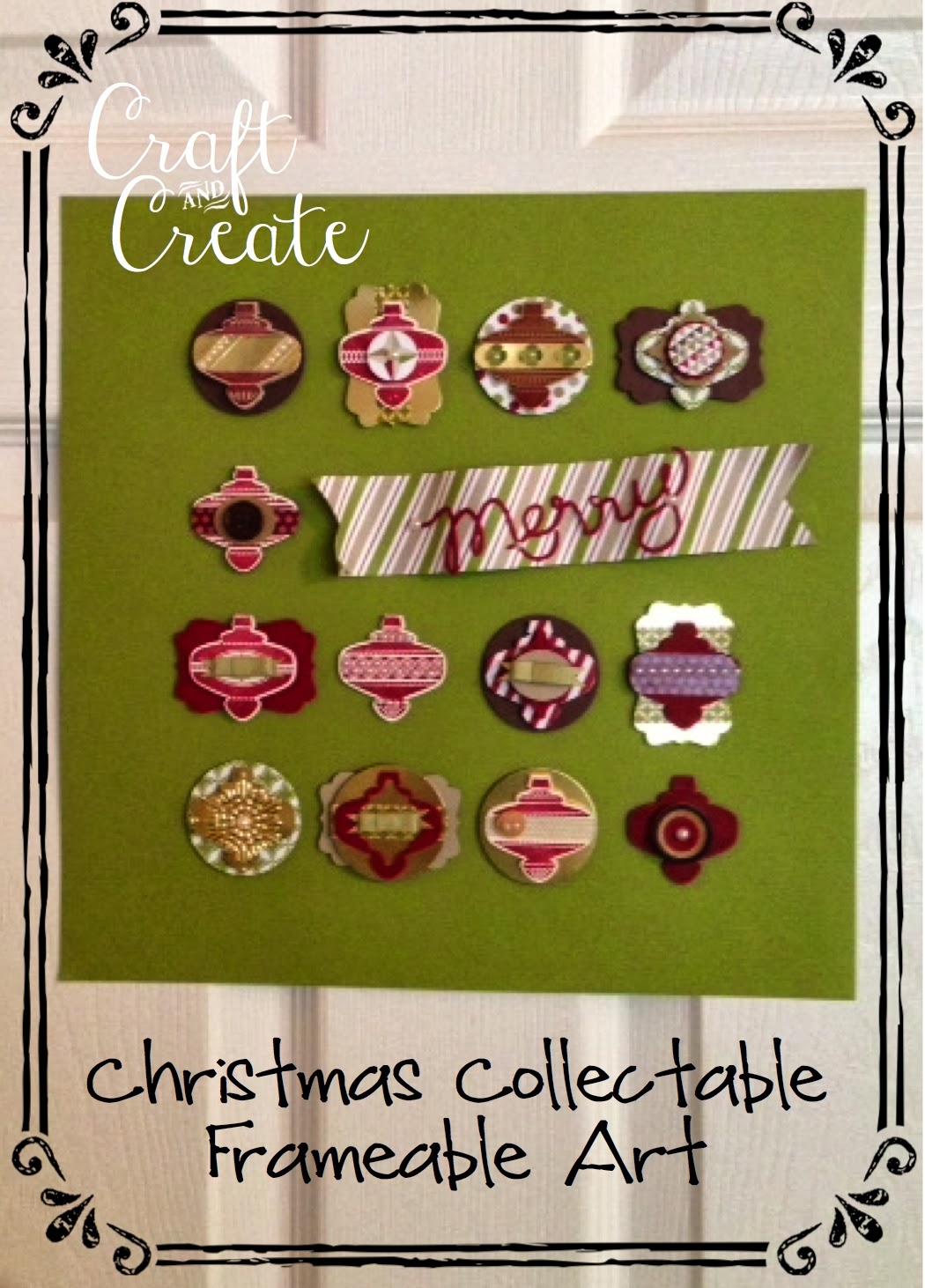 Seeing Ink Spots Christmas Collectable Framable Art