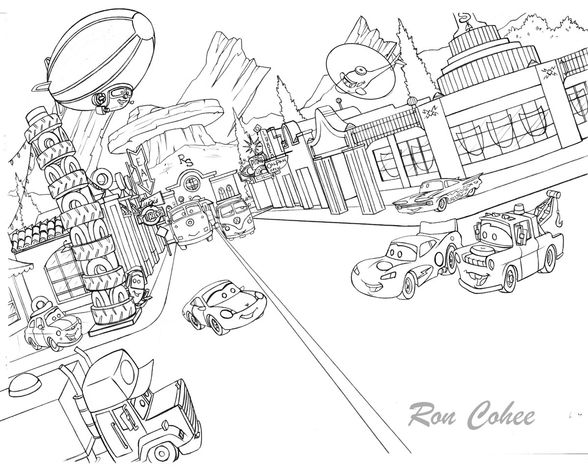Ron Cohee Portfolio Radiator Springs