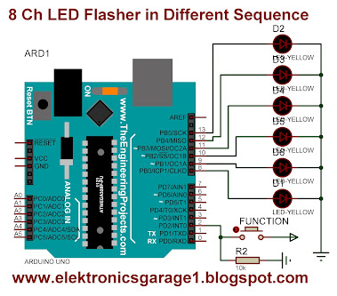 Dual Led Chaser Arduino Project Breadboard Layout Ard - vrogue.co