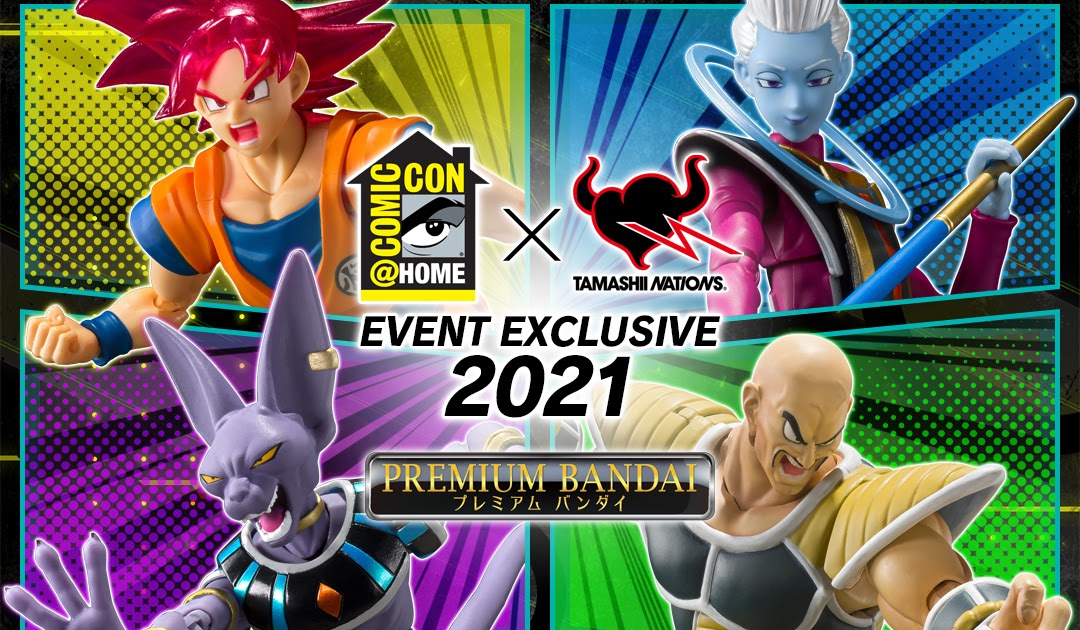 Tamashii Nations anuncia sus exclusivas del ComicCon Home 2021.