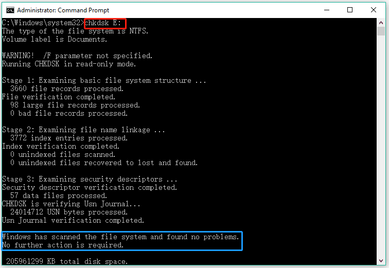 Fix File System Errors - Run CHKDSK with Command Prompt