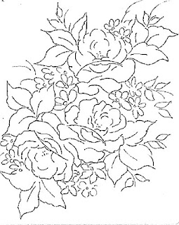 desenho de rosas para pintar