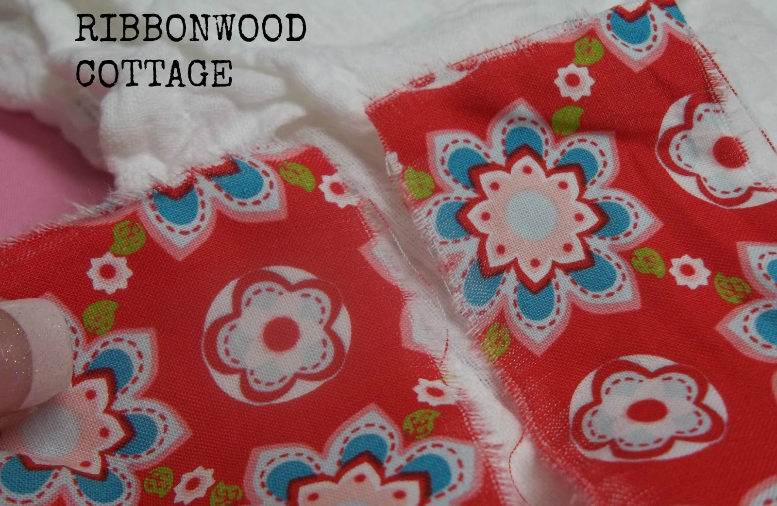 Ribbonwood Cottage EMBELLISH a flour sack towel for your kitchen