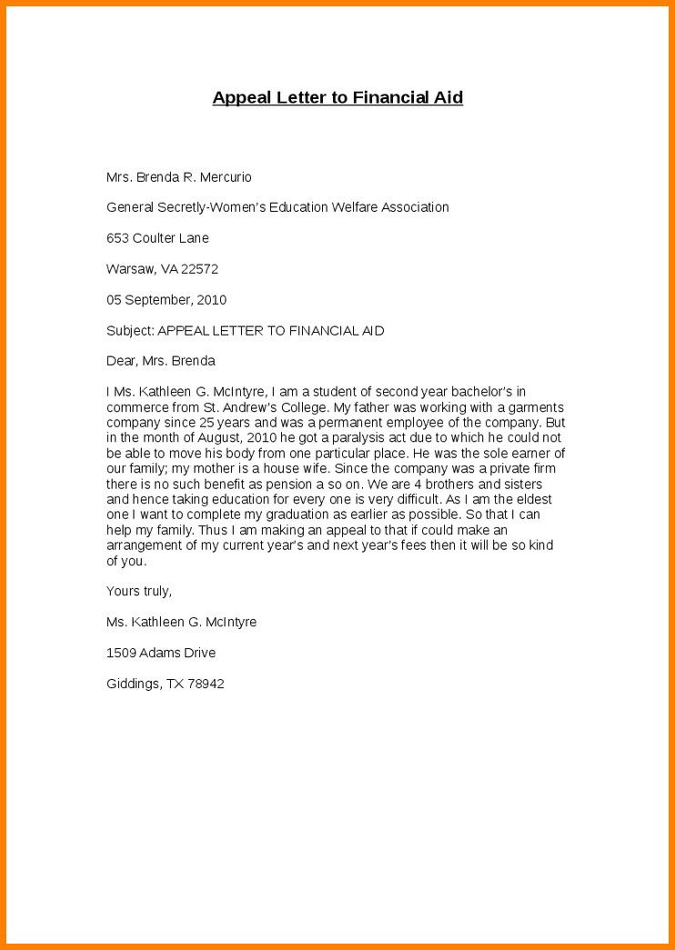 Financial Aid Appeal Letter For Reinstatement Thankyou Letter financial-aid-appeal-letter-for-reinstatement-thankyou-letter