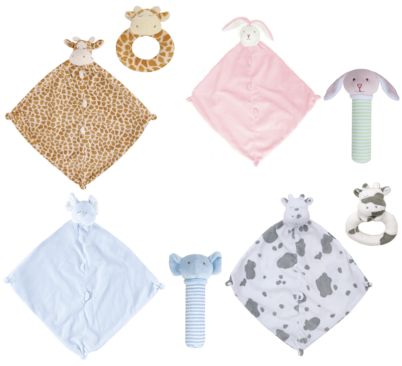 Orange and Pear Angel Dear Adorable Blankies Perfect Baby Gifts