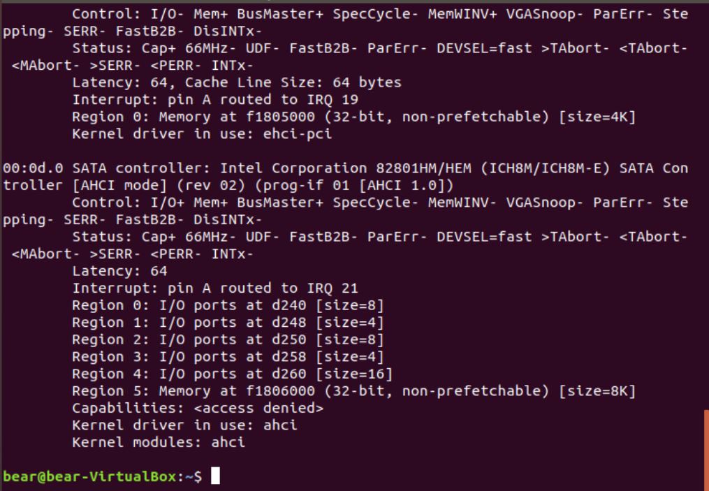 PCI Library and Command Line utilities
