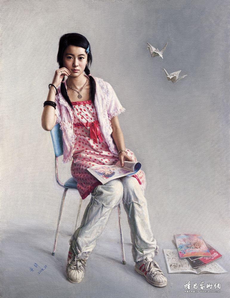 50+ Mesmerizing Hyper Realistic Women Paintings by 安静(An Jing)