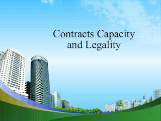 Business Law Capacity and Legality أهلية قانون العمل وشرعيته