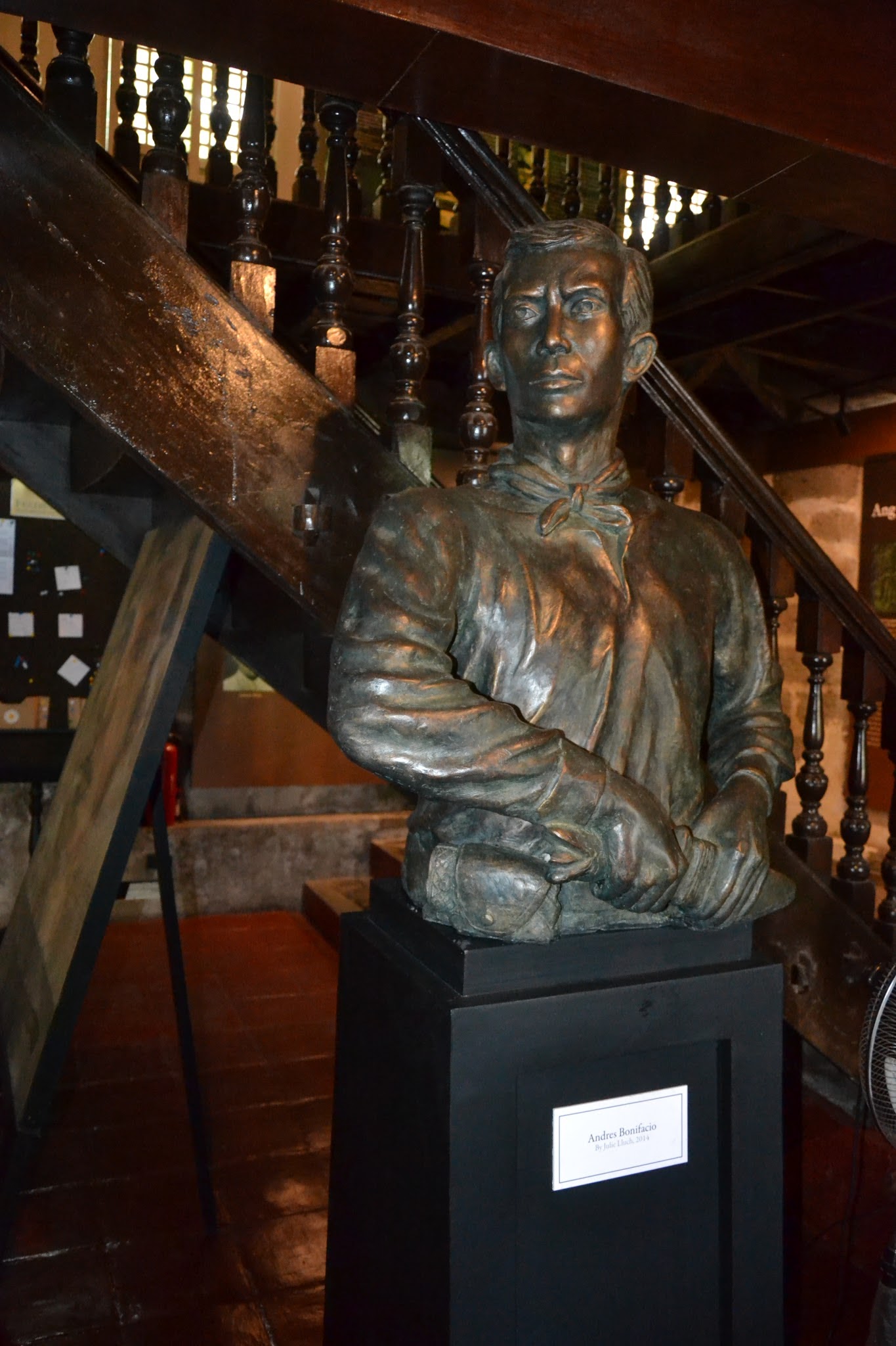 A bust of Andres Bonifacio