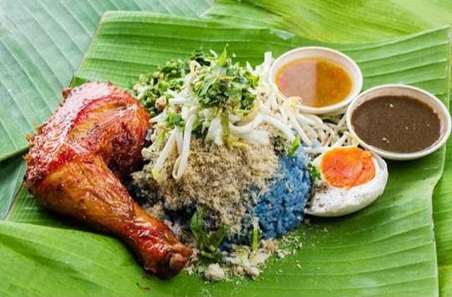 Nasi kerabu Nasi kerabu