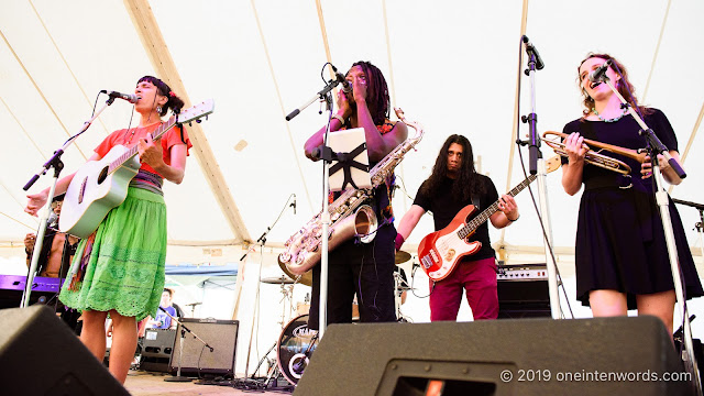 Alysha Brilla and the Brilltones at Hillside Festival on Saturday, July 13, 2019 Photo by John Ordean at One In Ten Words oneintenwords.com toronto indie alternative live music blog concert photography pictures photos nikon d750 camera yyz photographer