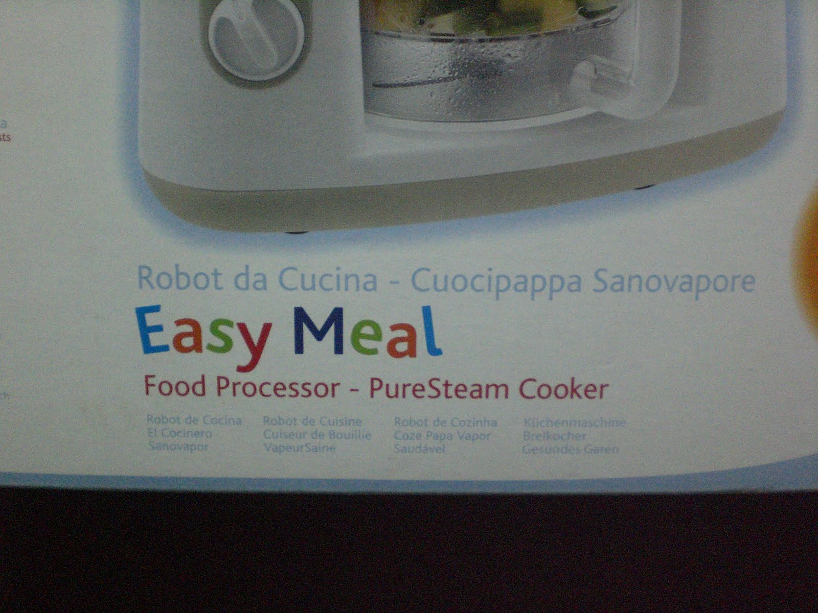 LoveB3ingPreggie CHICCO Easy Meal Food Processor & Steamer Cooker