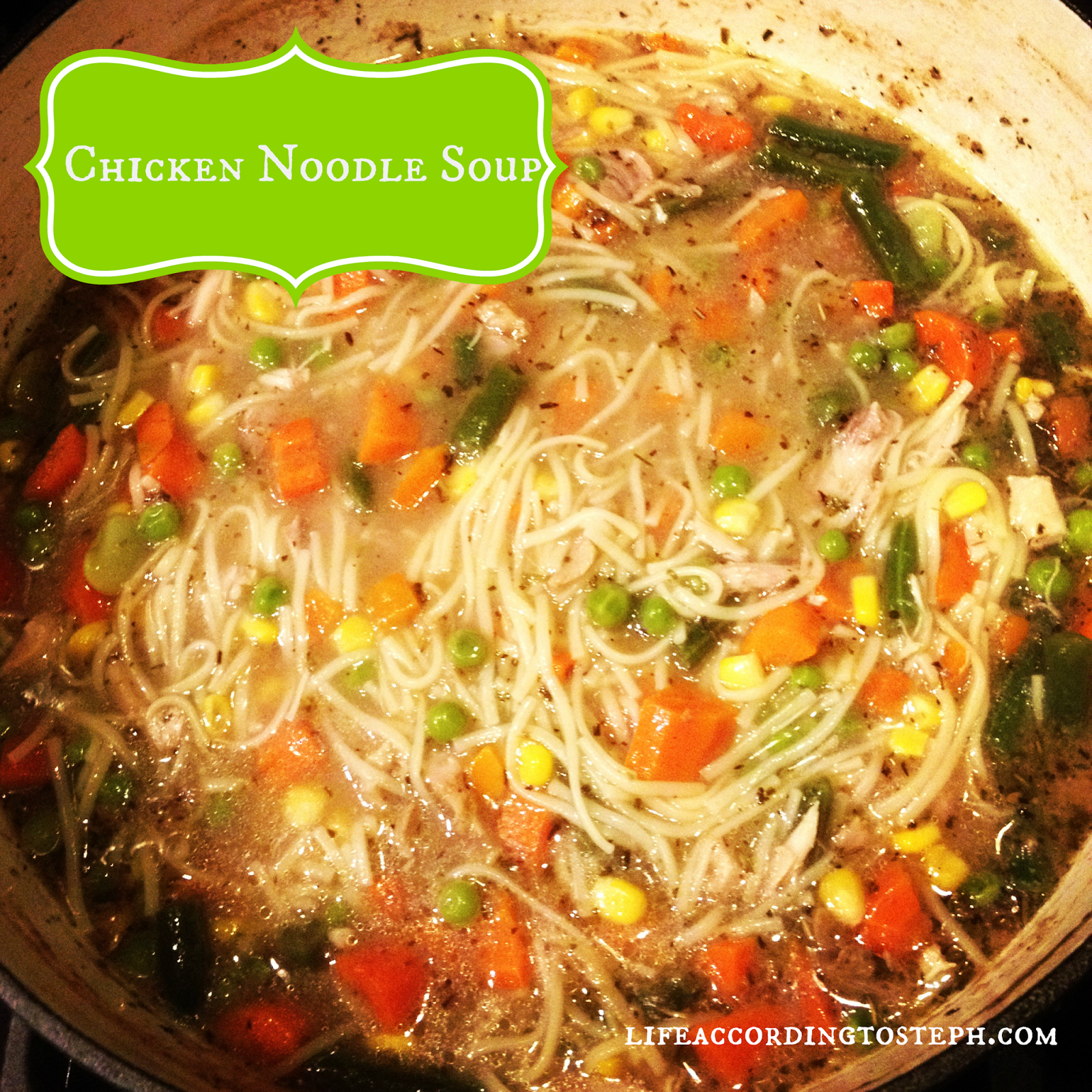 Life According to Steph Chicken Noodle Soup for the Soul and for your Pie Hole