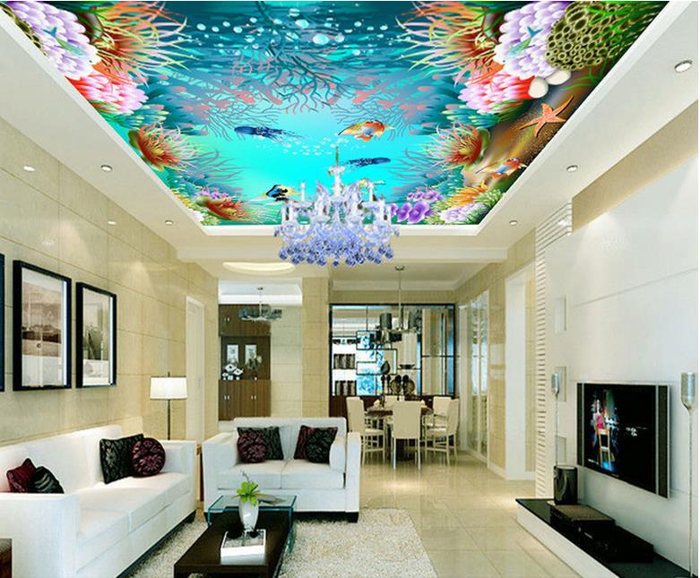 Alternative for white ceiling 3D ceiling design ideas