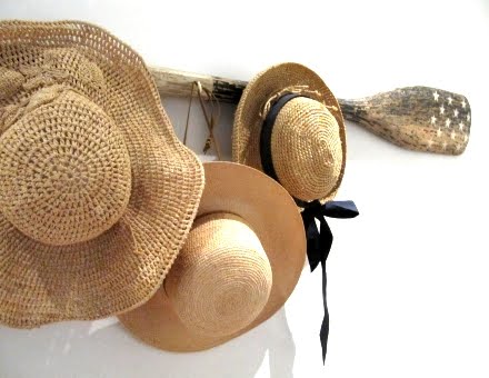 Straw Hats Decor -An Ode to Summer & Beach