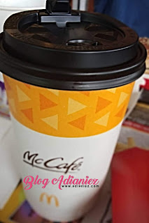 Sesekali layan McCafe Hazelnut Latte...