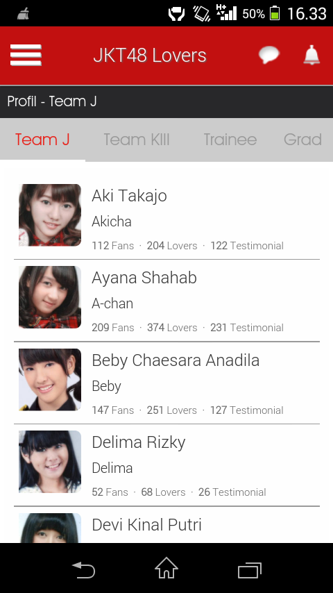 Aplikasi Wajib Buat Para Fans JKT48 di Android