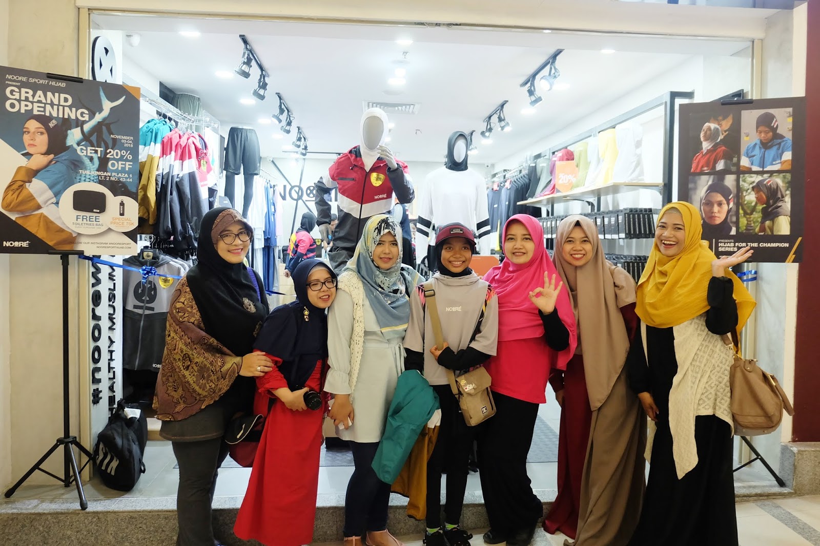 Noore Sport Hijab Hadir di Tunjungan Plaza Surabaya