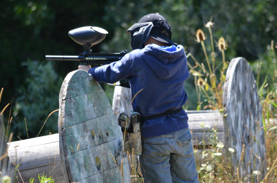 OneShadeyBunch Tyler's First Paintball Experience