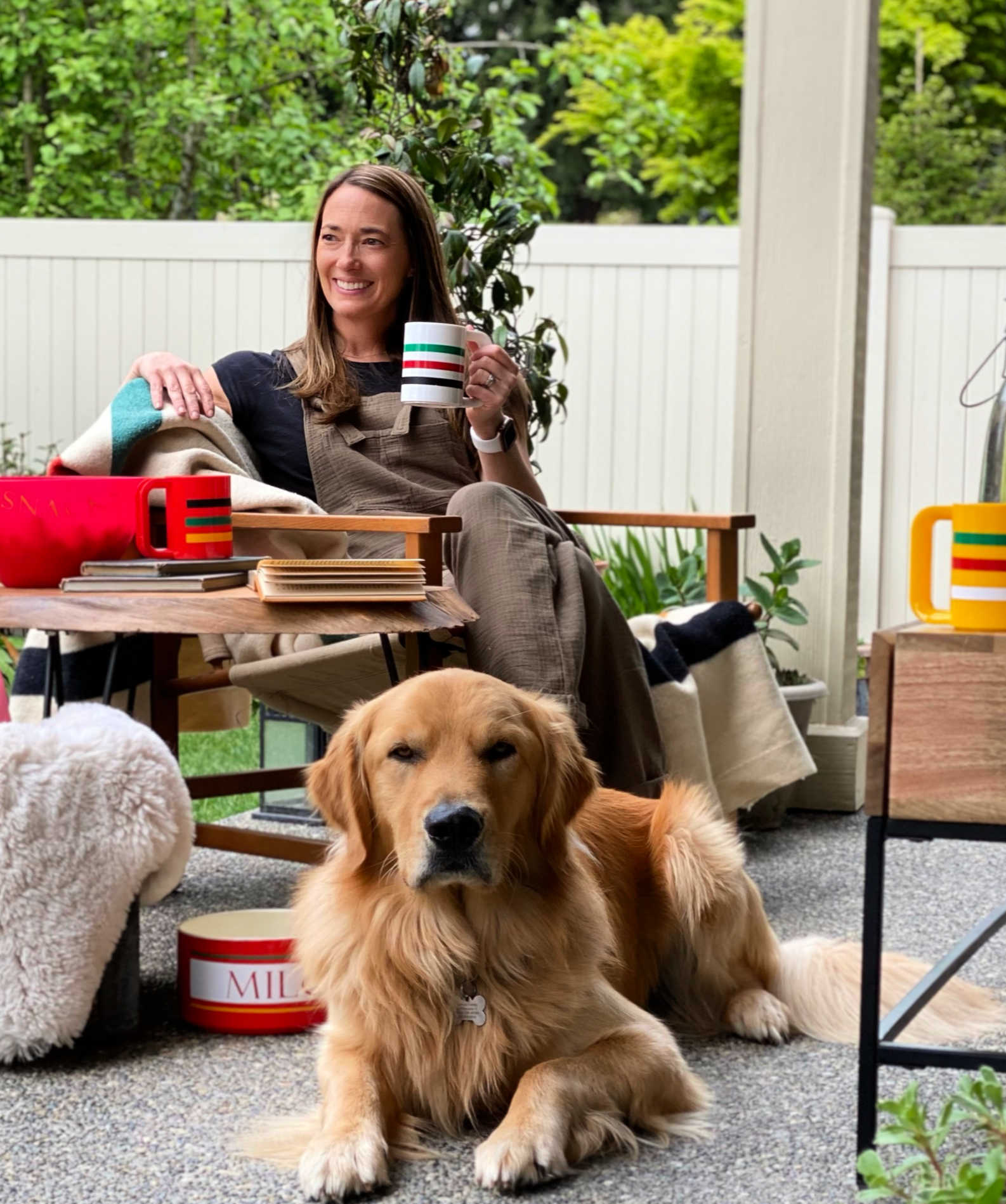 backyard patio cricut upcycle