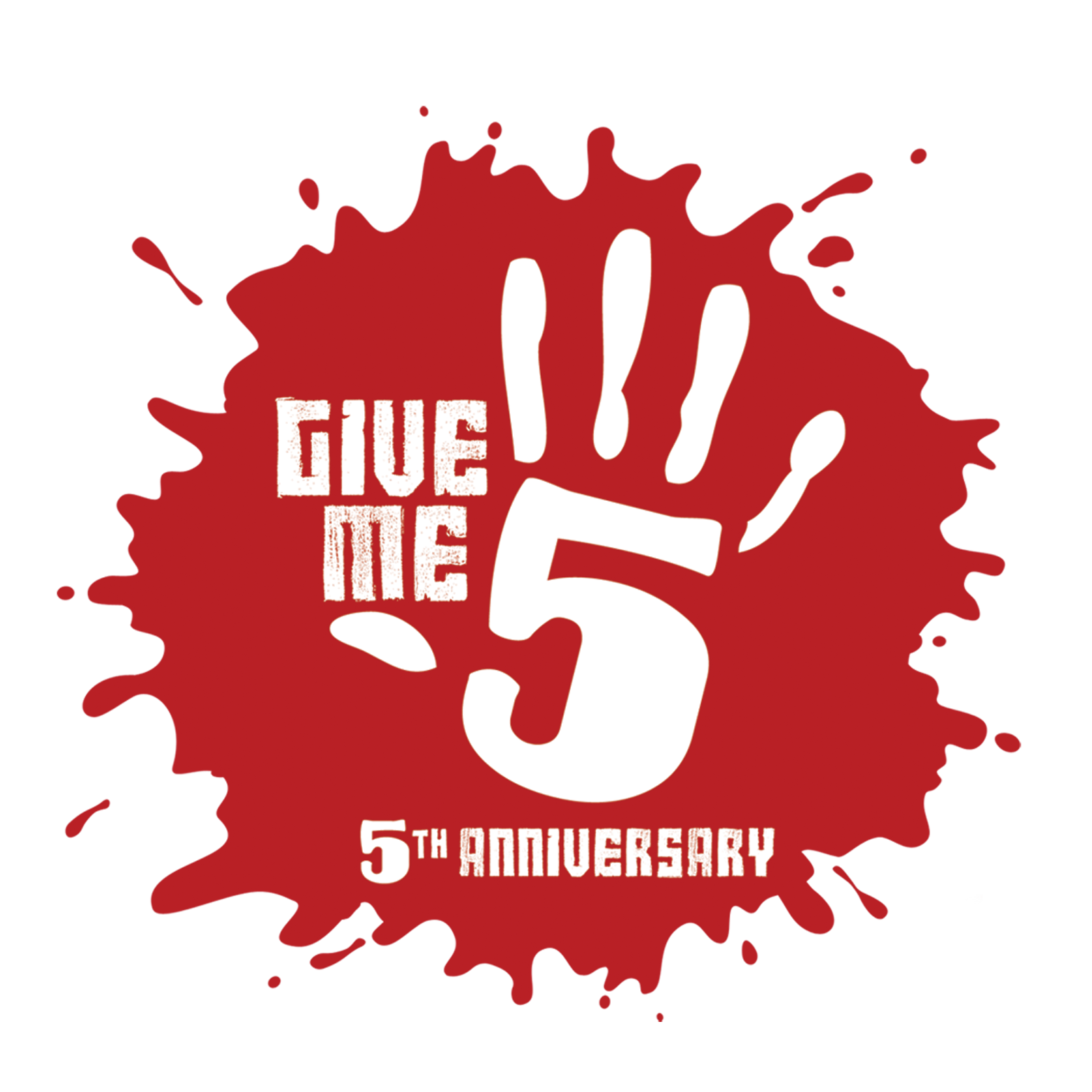 Give Five. Картинки give Five. Эмблема give me Five. 5th Anniversary. Счастливая пятерка