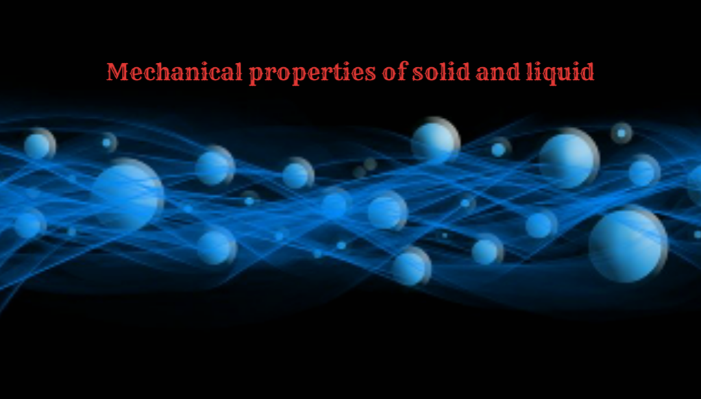 jee mains questions on mechanical properties of solids