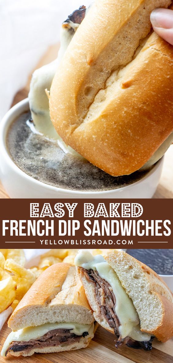 EASY BAKED FRENCH DIP SANDWICHES - CRAVING RECIPE