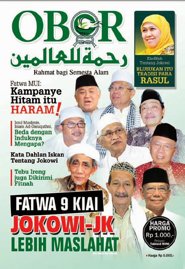 Tabloid Obor Rahmatan Lil'alamin tandingan Obor Rakyat | Ahdi Popos