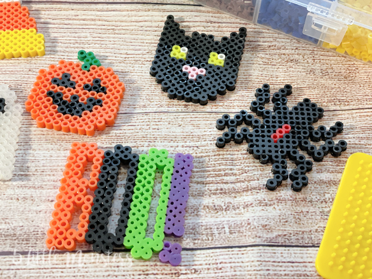 5 Little Monsters Halloween Perler Bead Designs