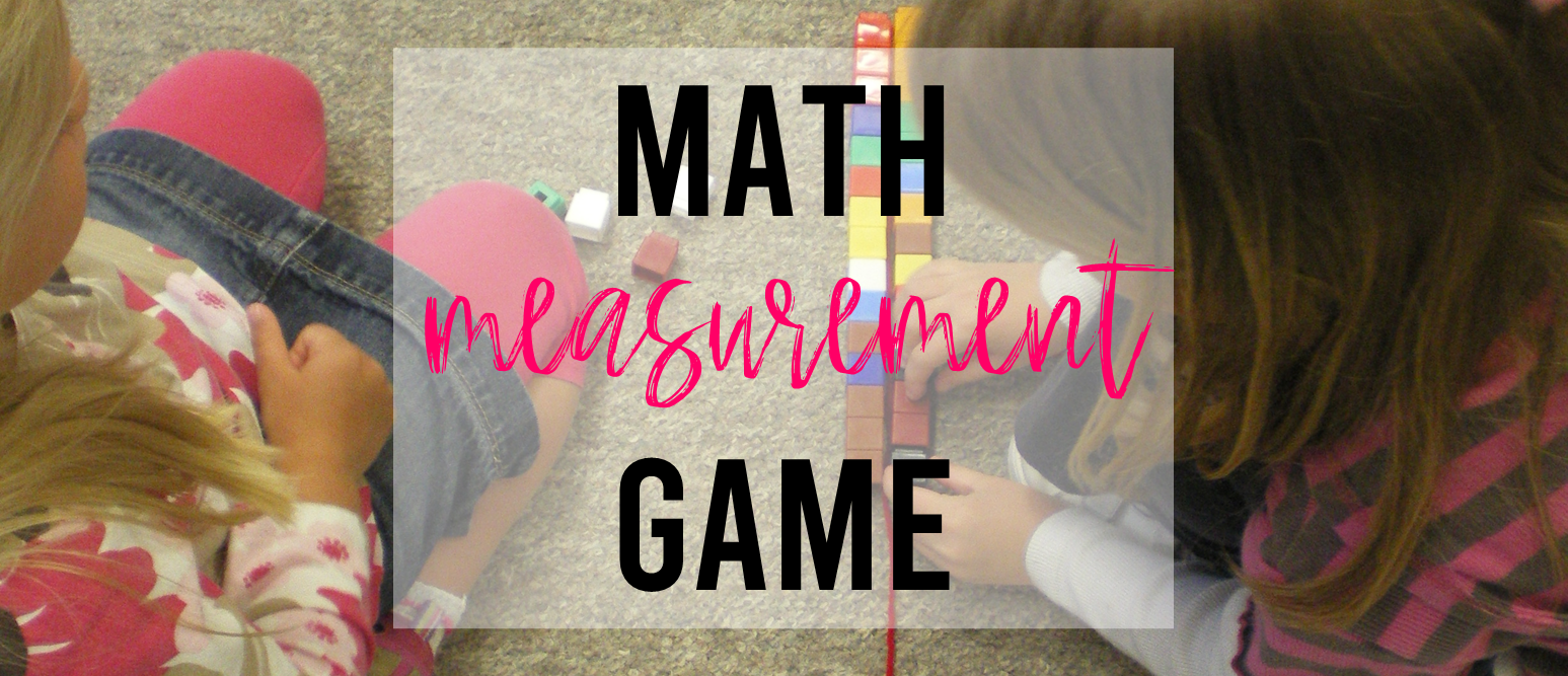 Measurement Fun A Kindergarten Math Game Mrs. Bremer's Class