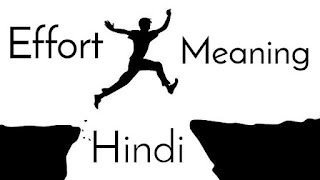Effort meaning hindi