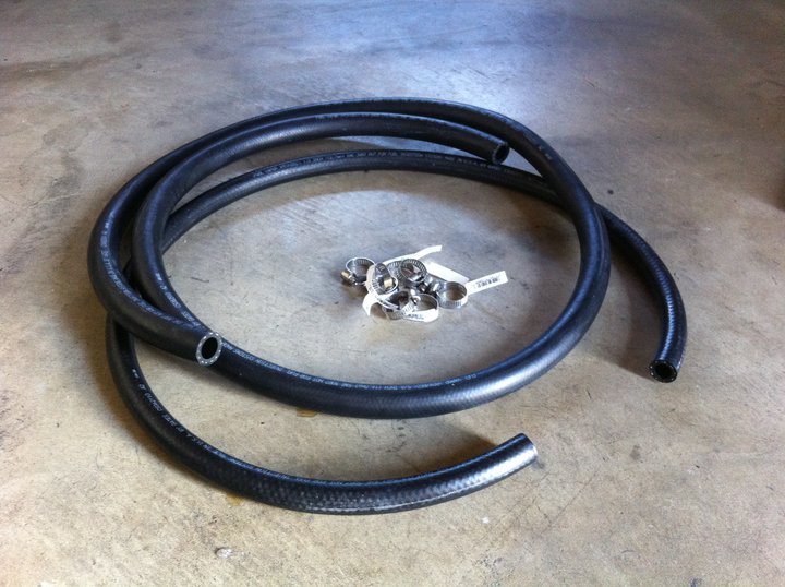 Fuel Line, Gas Tank, and Gas Tank Connects