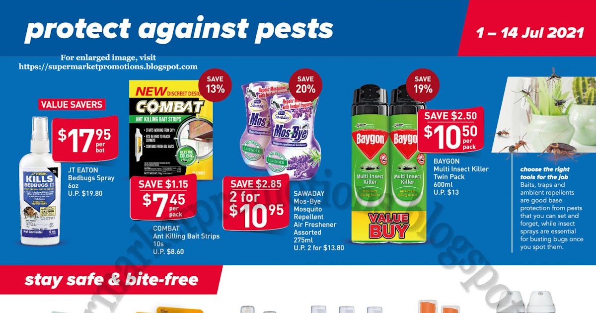 NTUC FairPrice Pests Control Promotion 01 14 July 2021 Supermarket