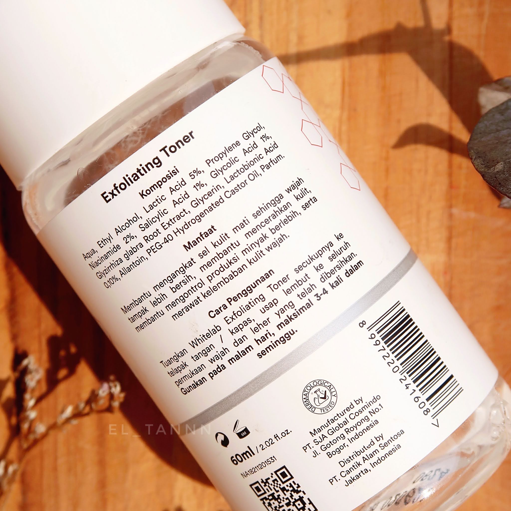 Whitelab Toner Review Exfoliating, Acne, Soothing Fungsinya Apa Aja